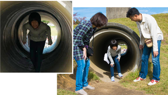 土管のトンネル